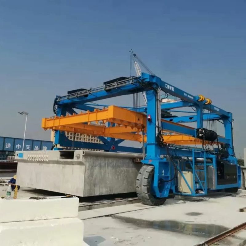 Blue Cargo Mobile Gantry Crane For Precast Concrete Construction Products