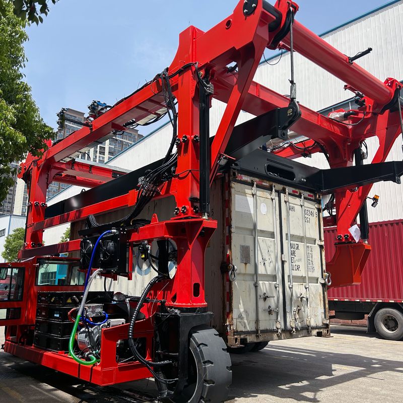 Electric Straddle Container Lifter 7km/H 3km/H For Oversized Loads