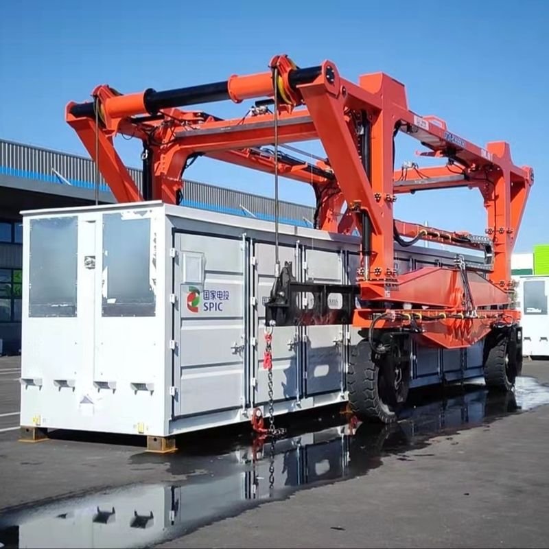 60T Shipping Industrial Straddle Carrier System For Oversized Loads